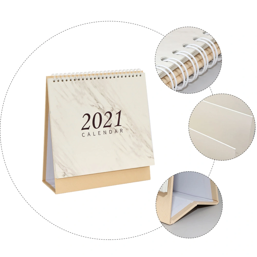 2021 Desk Calendar Daily Schedule Planner Standing Calendar Desk Adornment