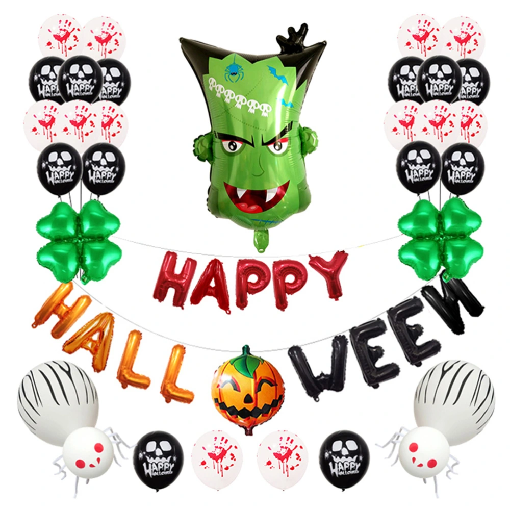 Halloween Balloons Sets Head Decor Balloons for Featival Gathering Party