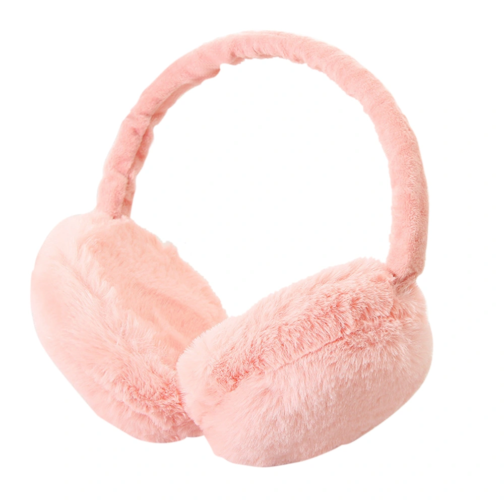 Foldable Earmuffs Ear Warmers Unisex Winter Warm Ear Covers (Pink)