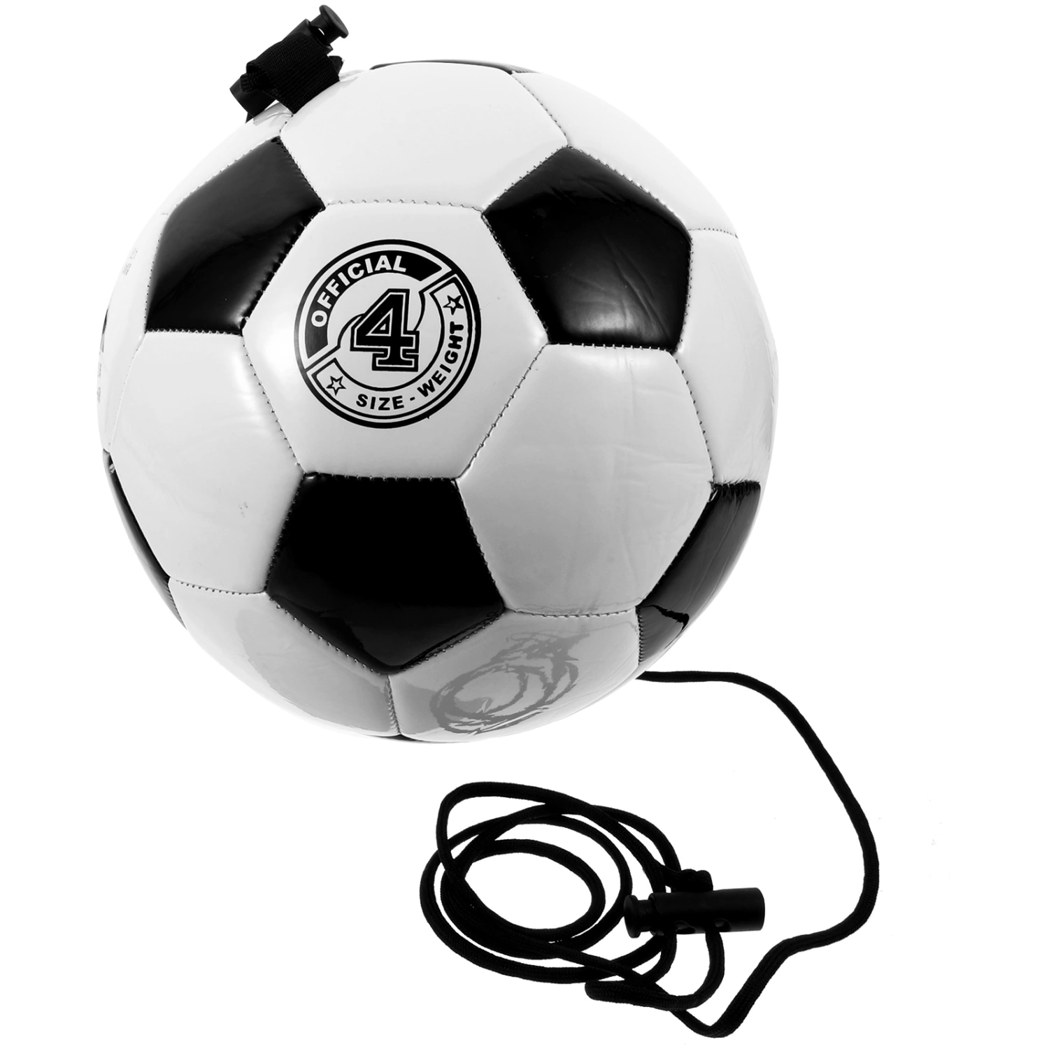 Football Professional Training with Rope Football Durable for Children Kids Adult Training Soccer
