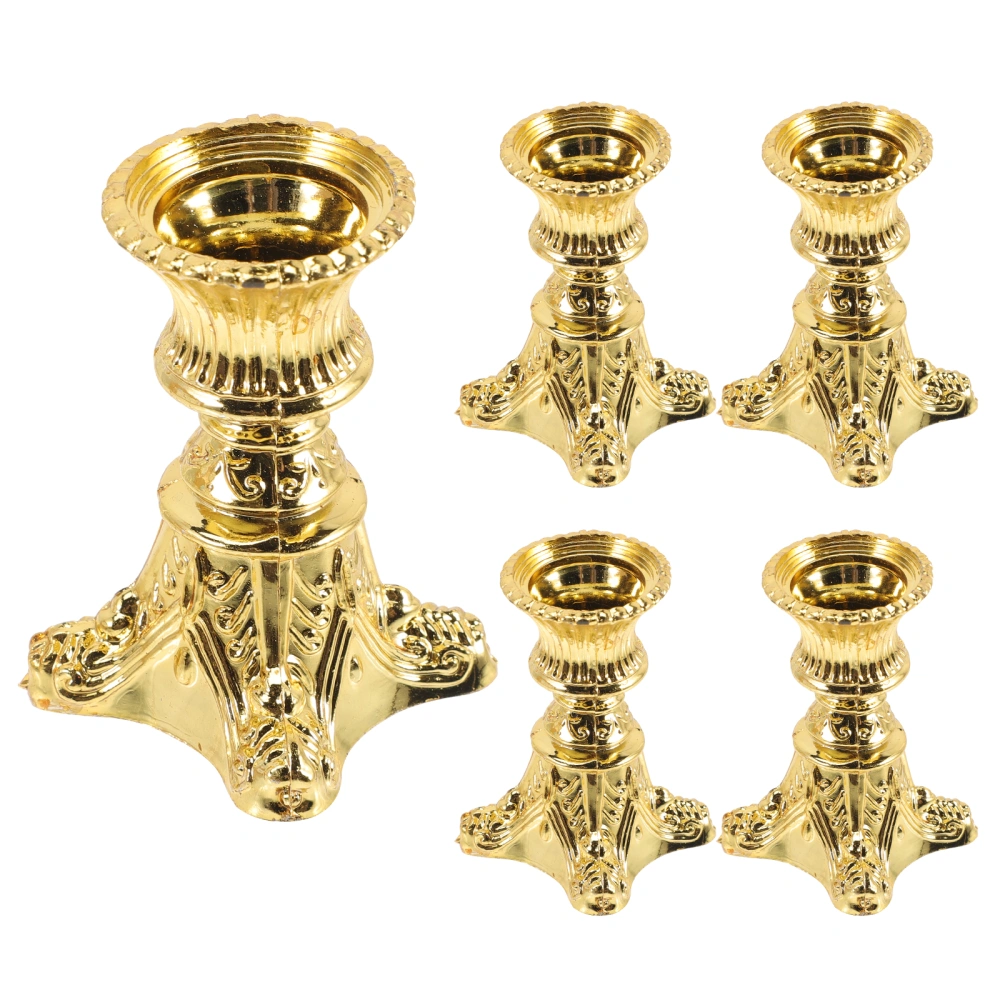 12Pcs Vintage Candle Holder Pillar Candle Stand Candlestick Wedding Party Decoration