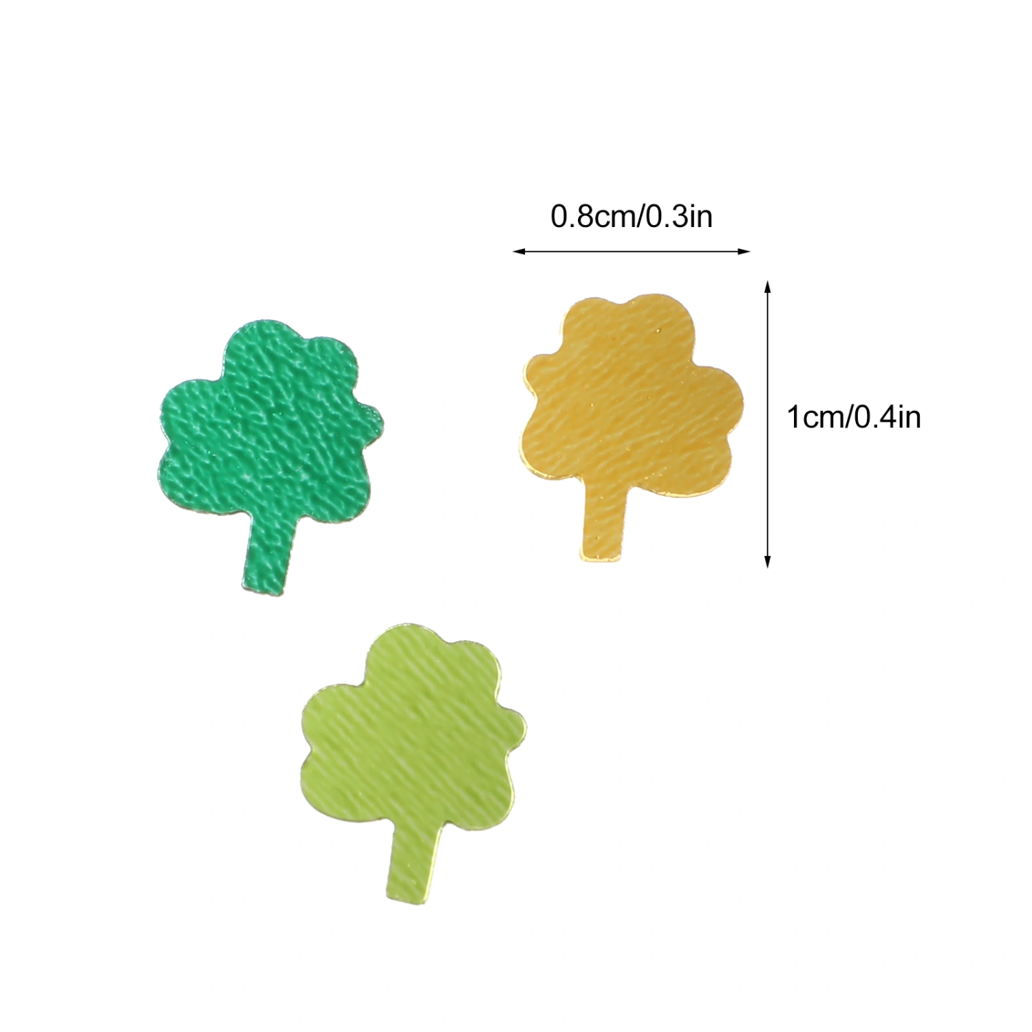 6 Pack St Patrick Day Clover Shaped Confetti Sequins Festival Decoration
