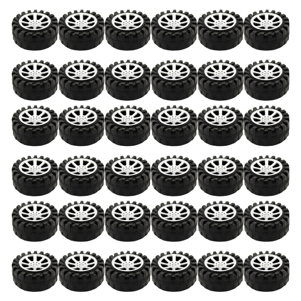 35 Pcs Toy Car Making Wheels Car Wheels Small Car Wheels Toy Car Accessories