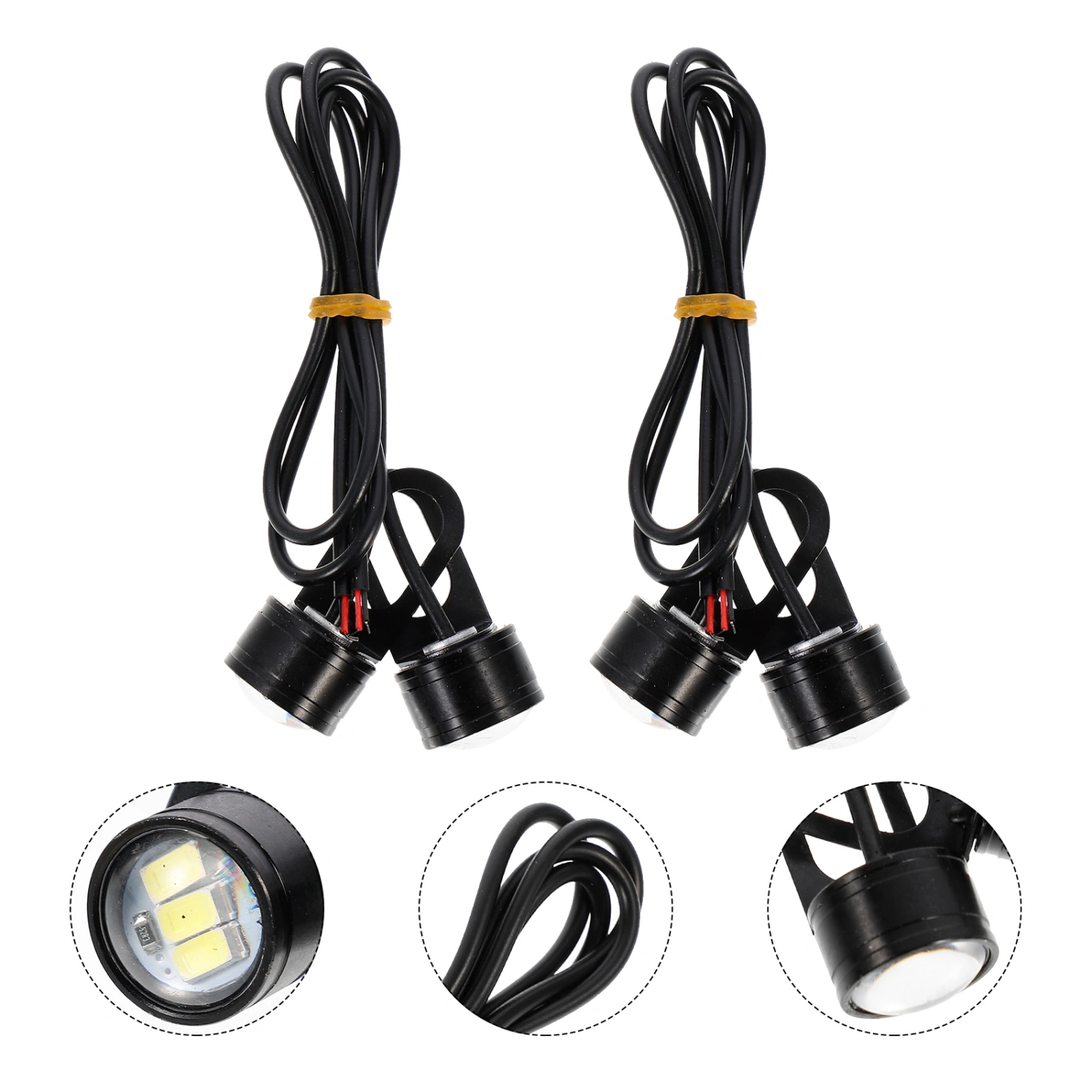 4pcs Eagle-eye Lights Motorcycle Running Lights Motorcycle Modified Lights