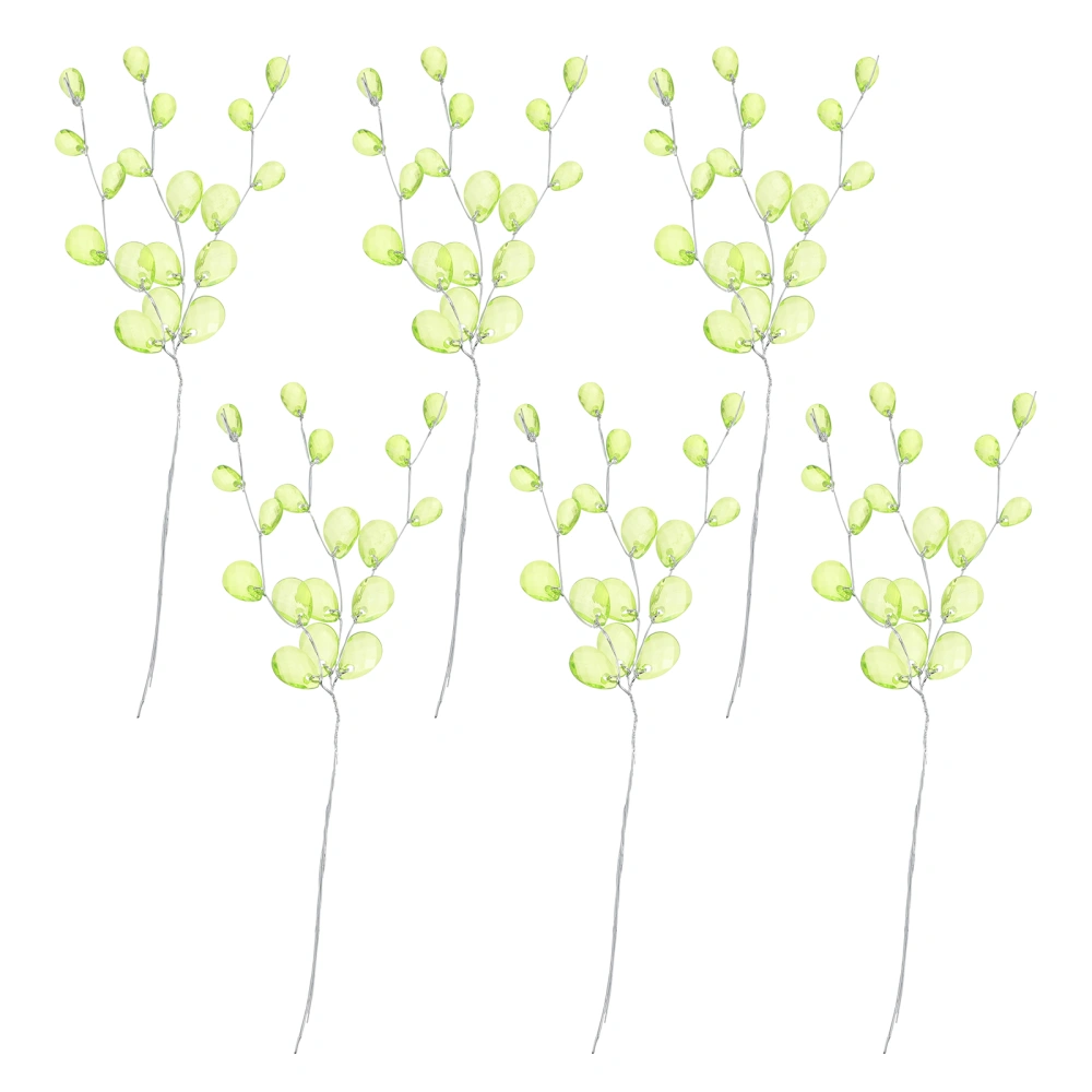 50pcs DIY Acrylic Bead Flower DIY Acrylic Flower Branch DIY Acrylic Flower Stem