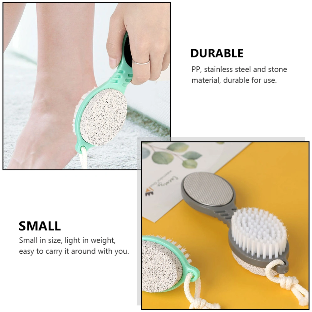 4Pcs Foot Files Dead Skin Removers Callus Removing Double Side Files Pumice Stone (Random Color)