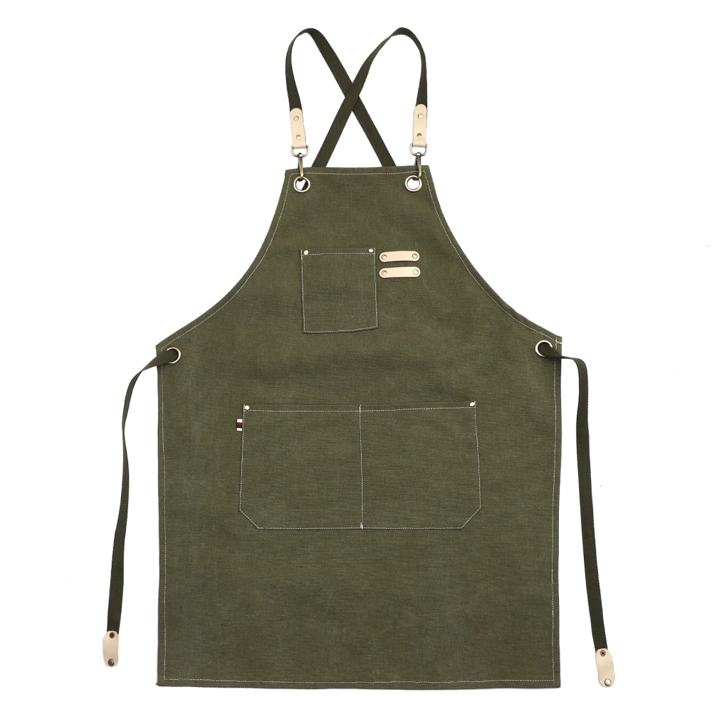 1Pc Canvas Apron Fashion Work Apron Denim Canvas Apron Shop Labour Suit