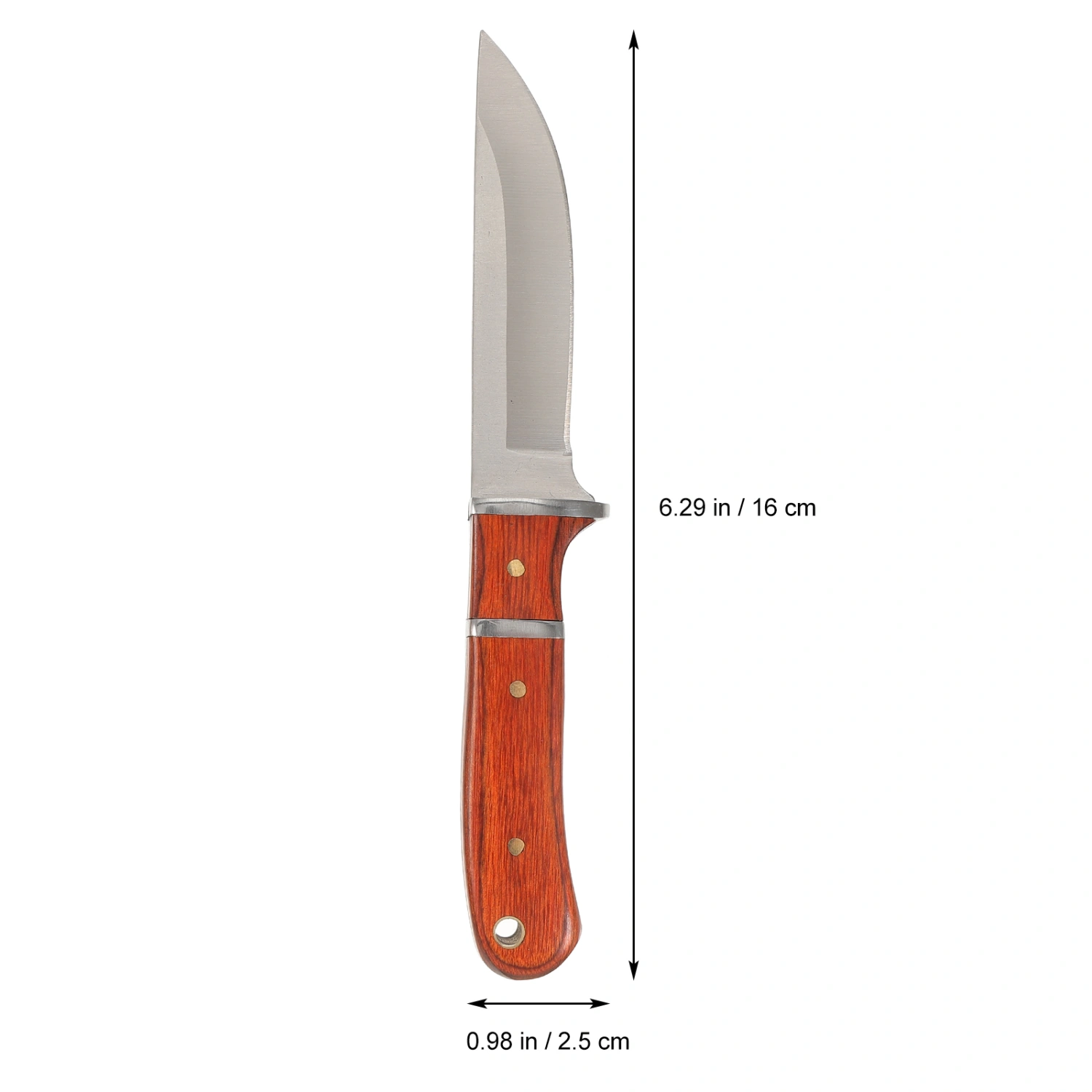 1 Set Stainless Steel Small Chopper Kitchen Ergonomic Handle Cleaver For Roast Lamb