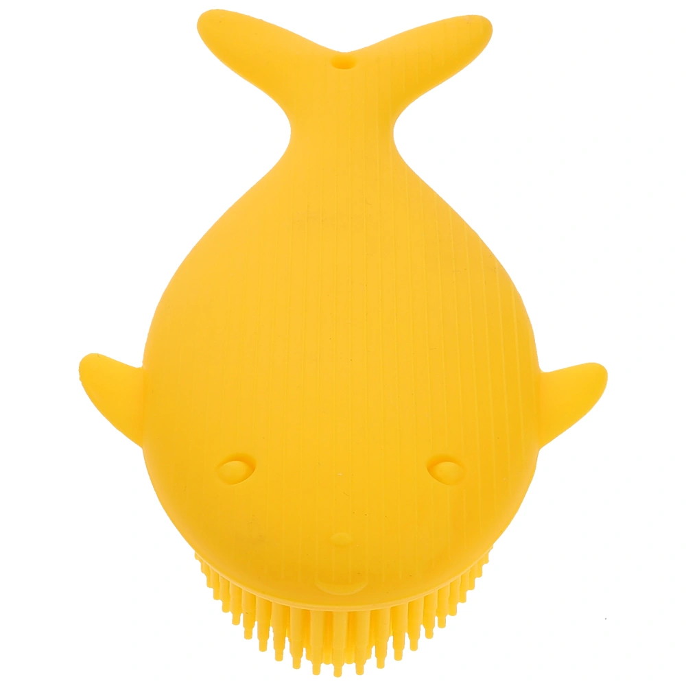 Silicone Body Scrubber Baby Exfoliating Brush Shower Scrubber Baby Massage Brush