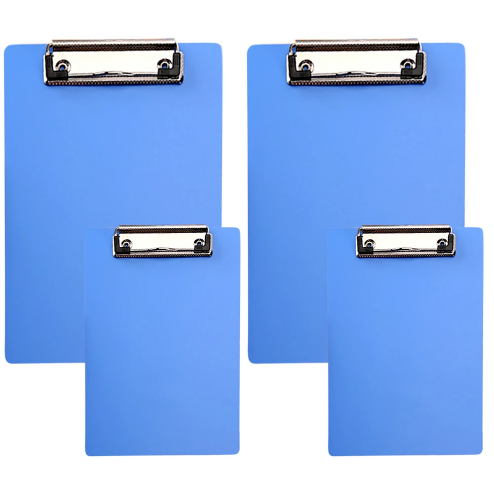 4Pcs Versatile Clipboard Thickened Clipboard Multifunctional Paper Holder Writing Folder