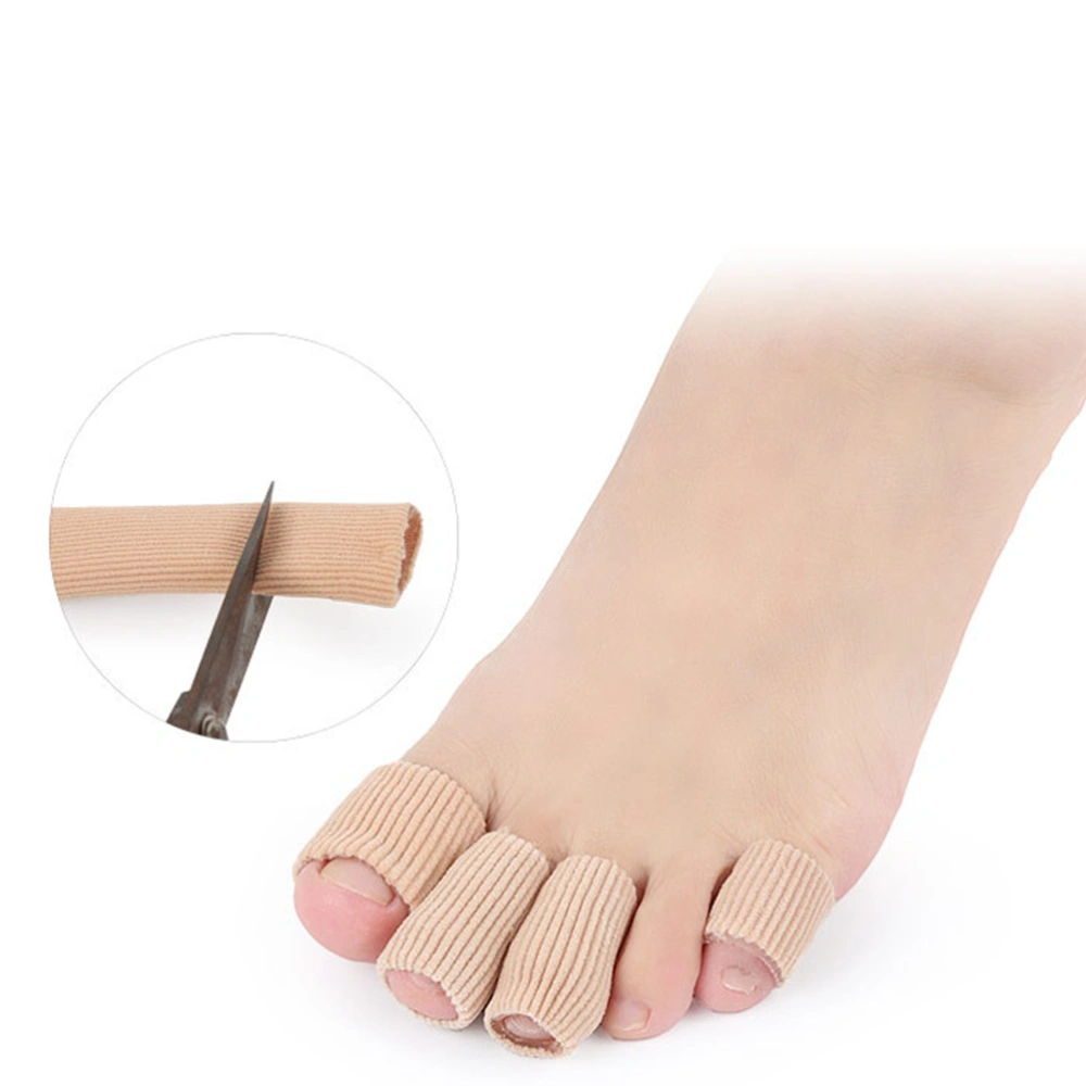 5pcs Toe Protective Covers Fibre Gel Protective Covers Toe Protector for Blisters Relief Comfortable