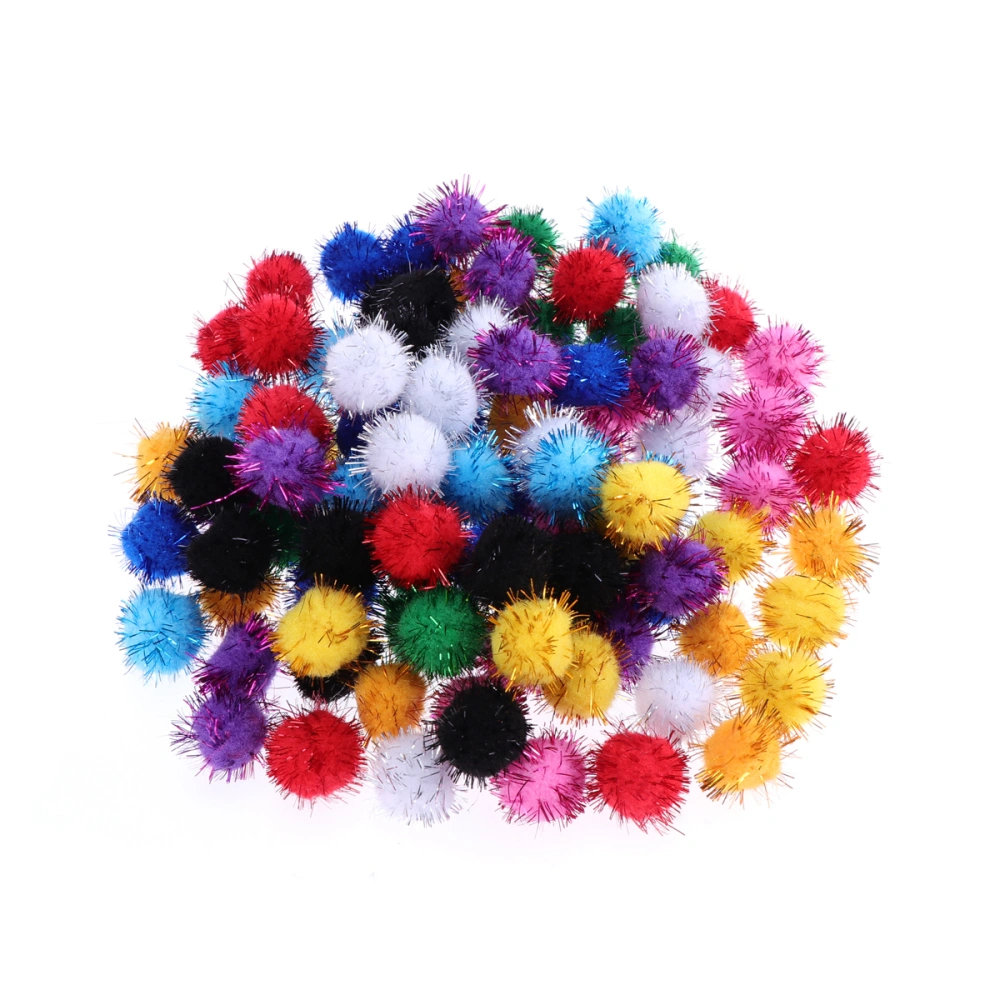 500pcs 20mm Plush Ball Toys Assorted Pom Poms Fluffy Balls for DIY Creative Crafts Decorations Mix 10 Color