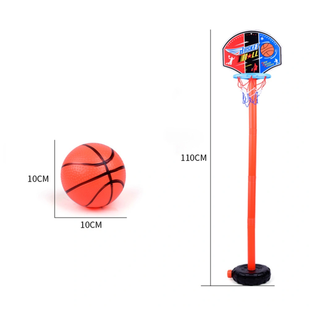 Parent-children Interactive Basketball Toy Outdoor Basketball Toy Liftable Basketball Rack Set