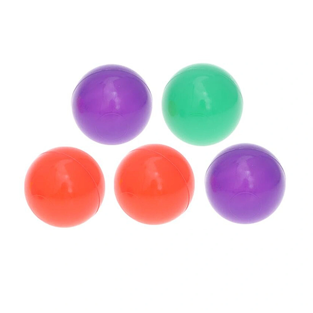 100pcs 7CM Plastic Balls Colorful Thicken Crush Proof Ocean Balls Playballs Toy for Kids Baby (5g) 