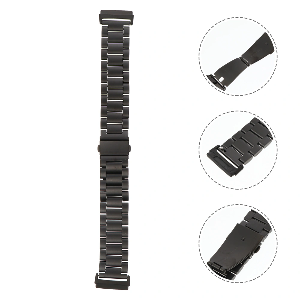 Stainless Steel Watchband Watch Band Compatible for Fitbit Versa 3/Sense