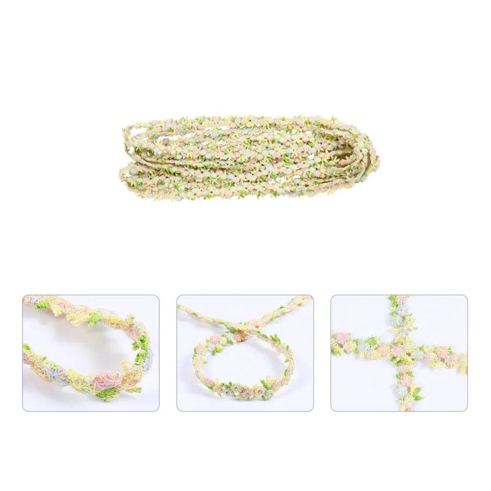 1pc 4.5M DIY Ribbon Hair Clip Decorative Ribbon Flower Clothing Accessories