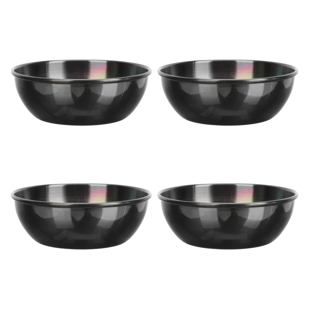 4Pcs Practical Condiment Dishes Restaurant Dipping Dishes Durable Plates