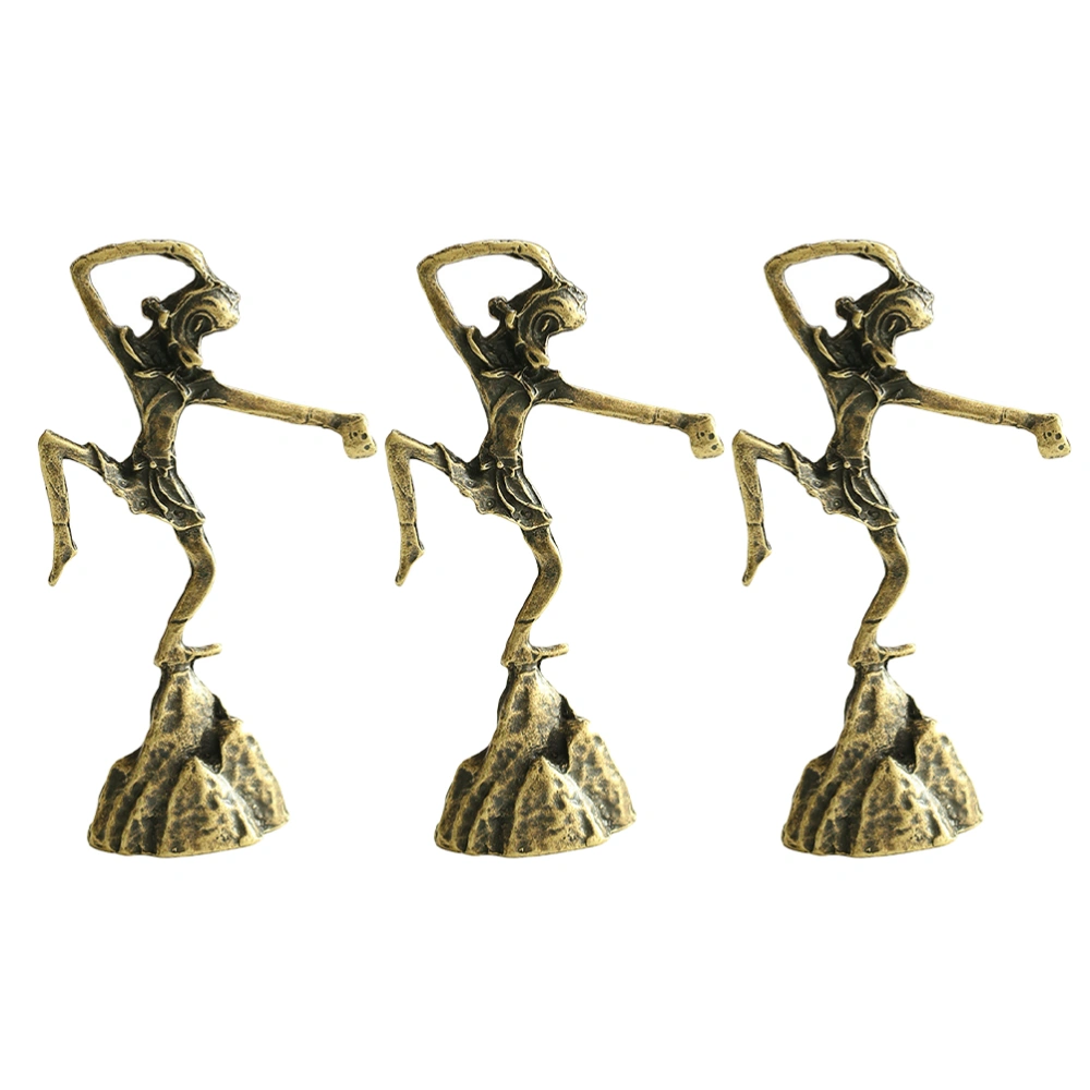 3pcs Creative Incense Stick Holder Sun Wukong Incense Holder Monkey-king Incense Stick Holder