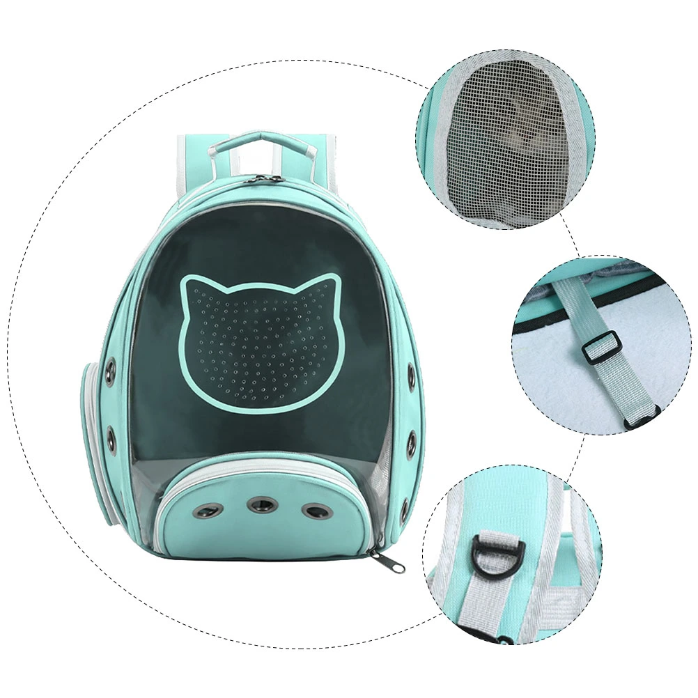 1Pc Pet Breathable Backpack Portable Cat Outing Bag  Large-capacity Pet Bag