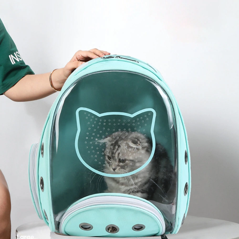 1Pc Pet Breathable Backpack Portable Cat Outing Bag  Large-capacity Pet Bag