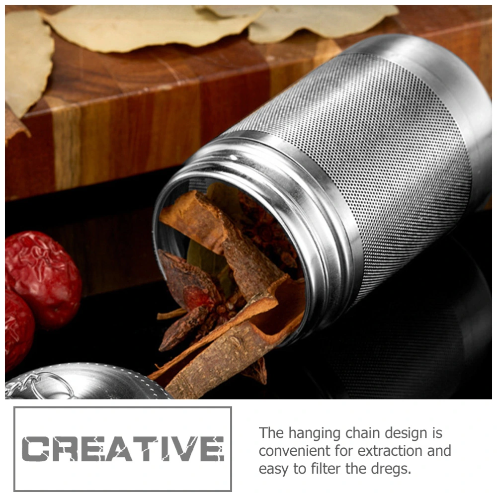 Stainless Steel Seasoning Strainer Ball Kitchen Spice Filter Soup Seasoning Filter Tea Infuser