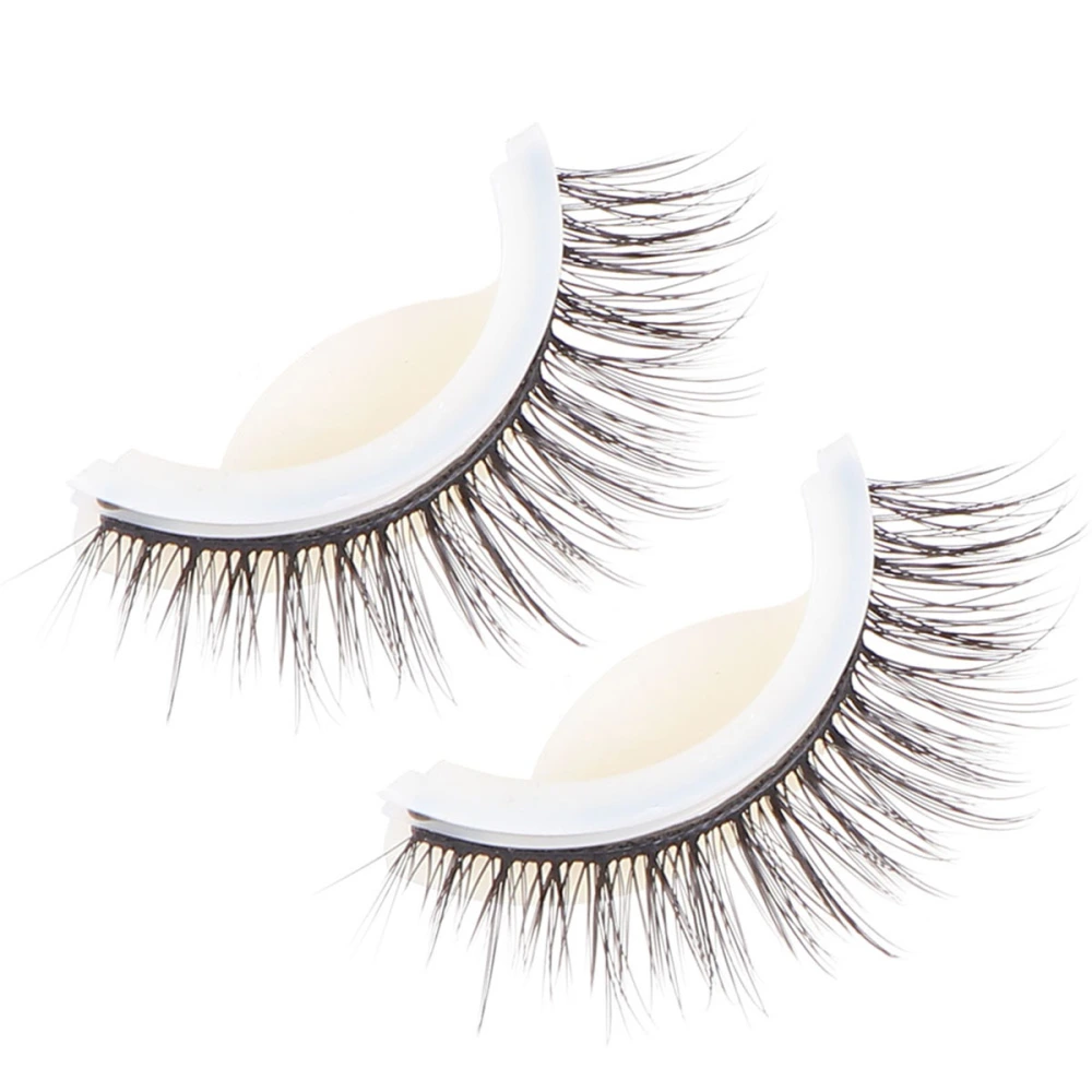 Reusable 3D Thick False Eyelashes Self-Adhesive Natural Eye Lashes Eyelashes Extension Tools (Style 09)