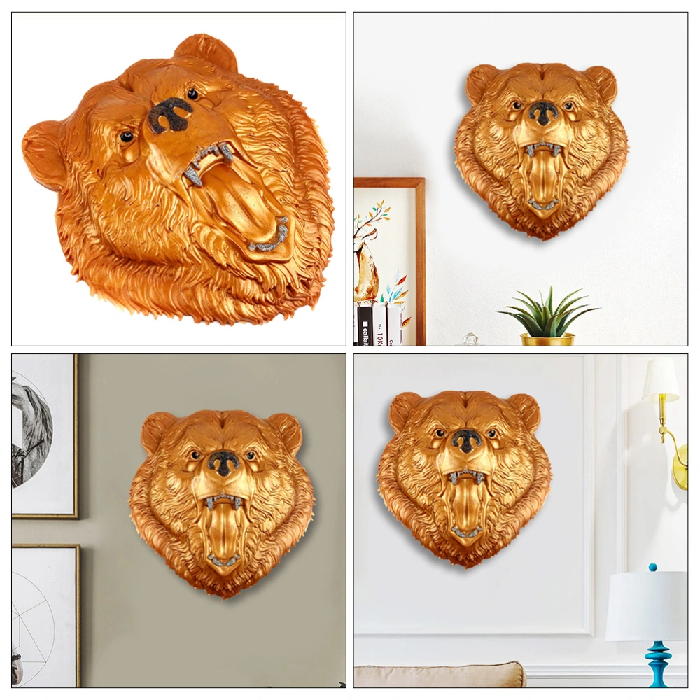 3D Bear Head Silicone Mold DIY Bear Head Silicone Mold DIY Crafts Mold Desktop Ornament