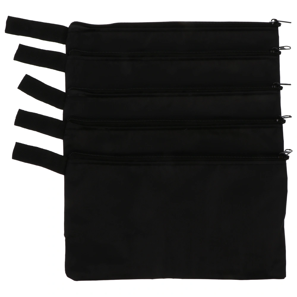 5pcs Waterproof Tool Bags Oxford Cloth Tool Storage Pouches Portable Handbags