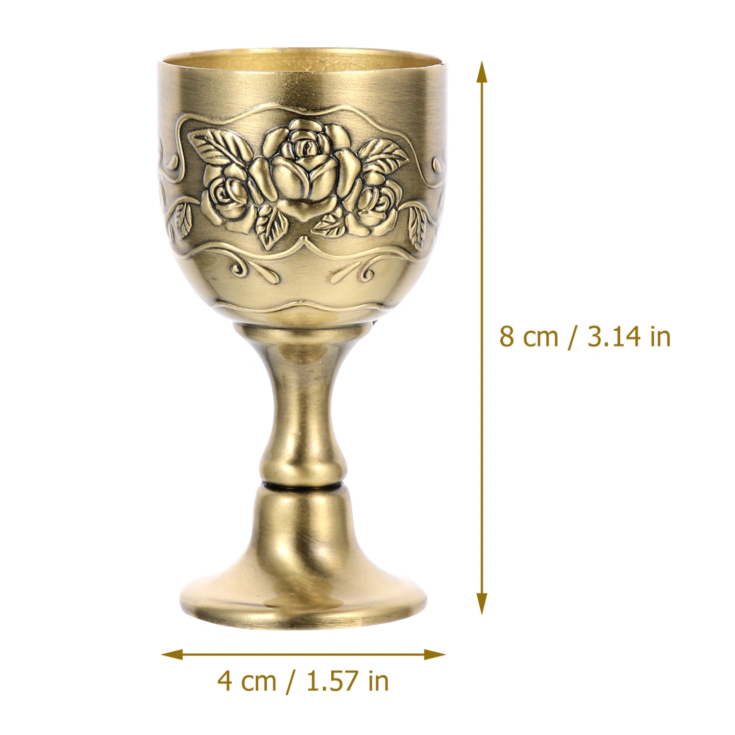 Liquor Cup Retro Delicate Spirits Cup Embossed Liquor Cup Retro Wine Drinking Cup