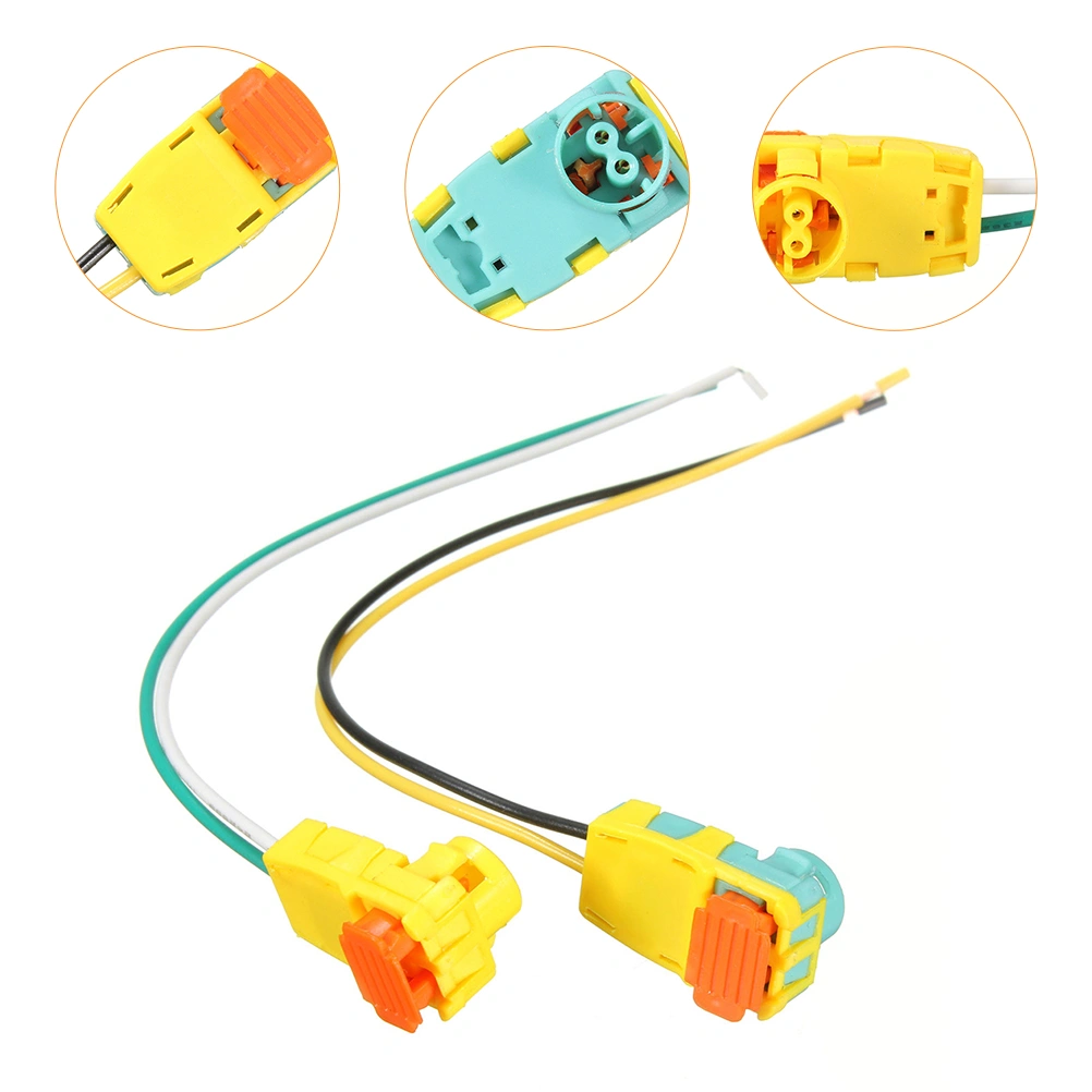 2pcs Auto Airbag Clockspring Plug Wire Connector Car Parts Car Accessories