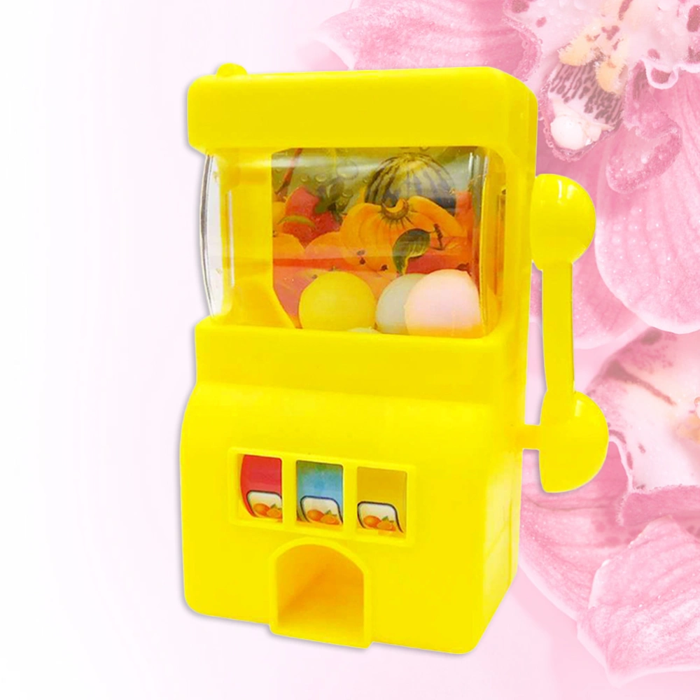 3pcs Mini Lottery Machine Children Pretend Toy Educational Plaything for Kids Children (Random Color)