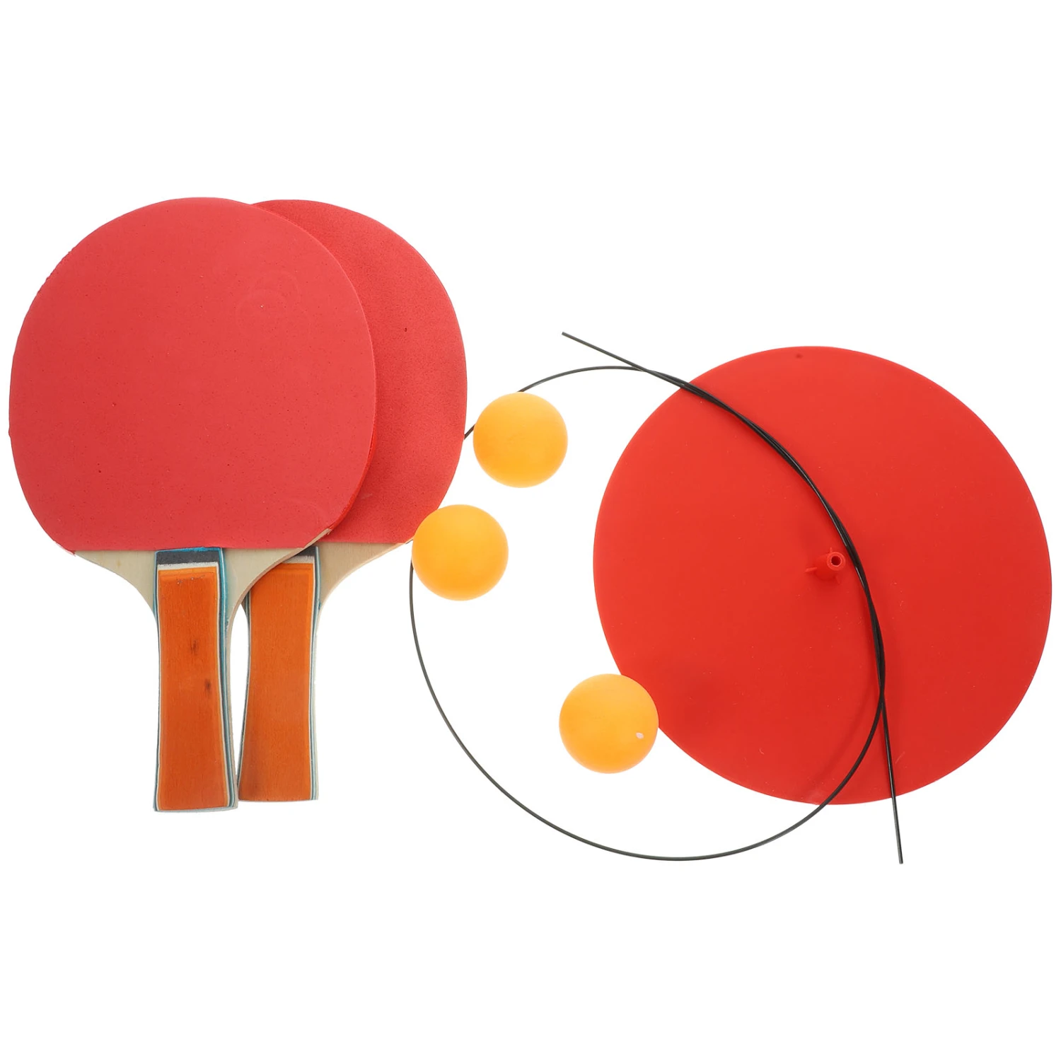 1 Set Table Tennis Device Elastic Table Tennis Kit Training Kit (Random Color)
