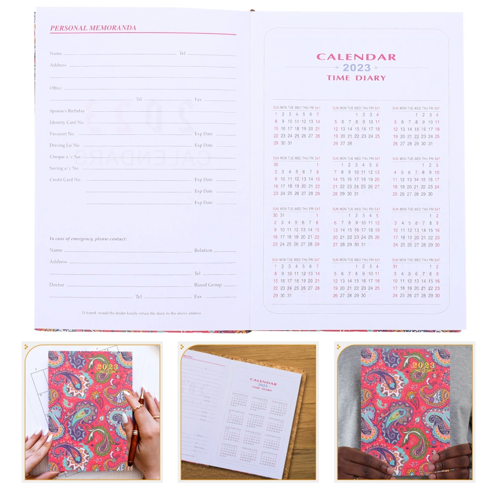 Household Memo Pad Planner for 2023 Convenient Planner Notepads Multi-function Notepad