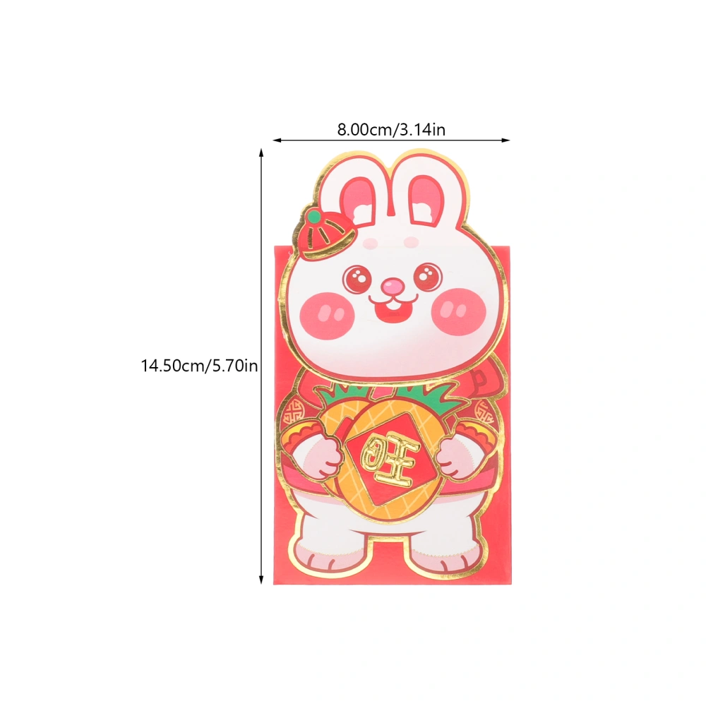 30pcs Cartoon Red Envelopes Zodiac Rabbit Red Envelopes Paper Money Envelopes New Year Gift