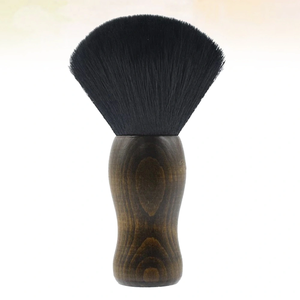 Professional Hair Salon Brush Hair Cutting Brush Wooden Hair Cleaning Brush Barber Tool