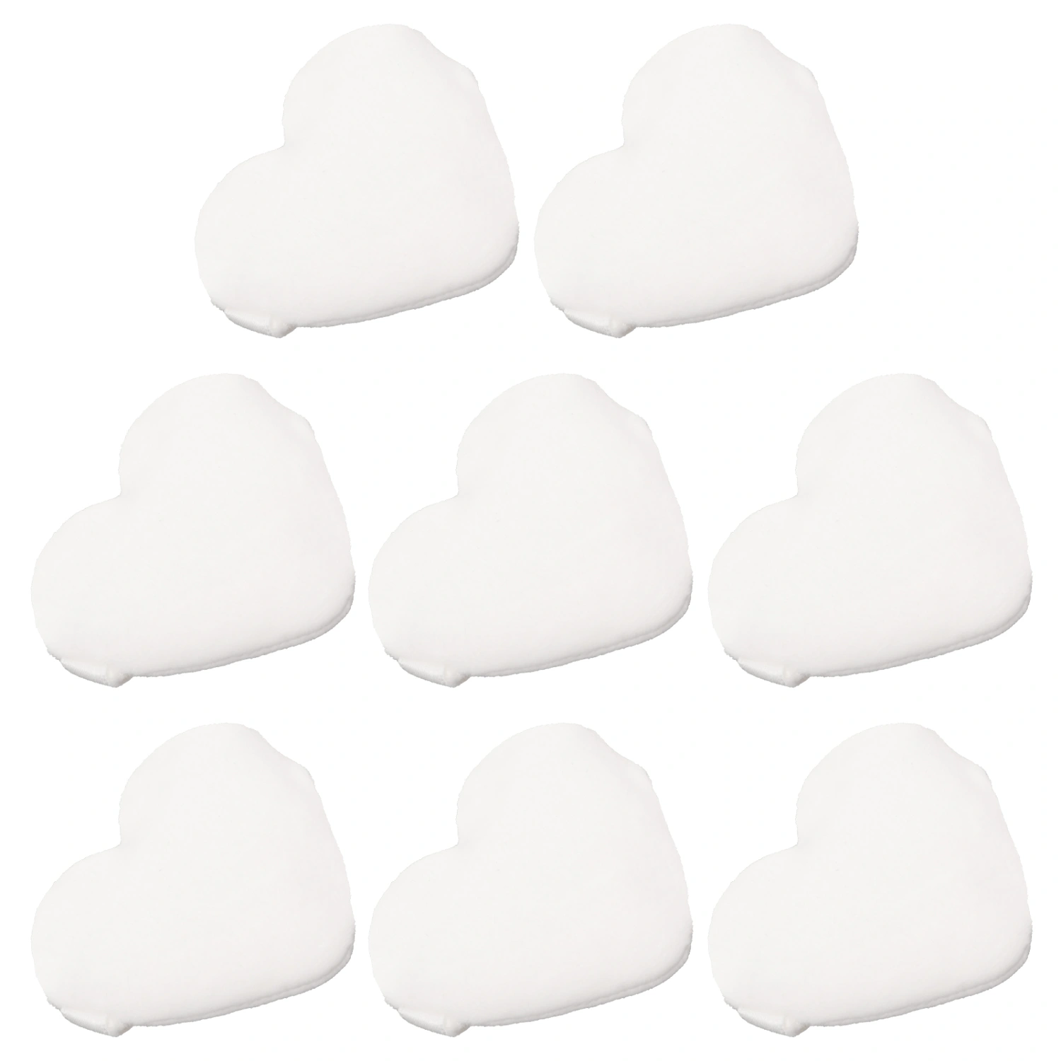8pcs Powder Puffs Heart Shaped Makeup Puff Foundation Loose Powder Puff