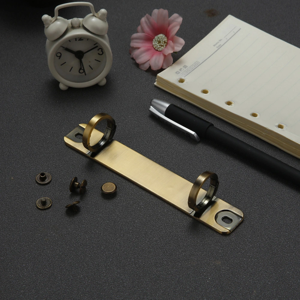 Binder Mechanism 2 Hole Binder Ring Mechanism DIY Loose Leaf Book Accessory