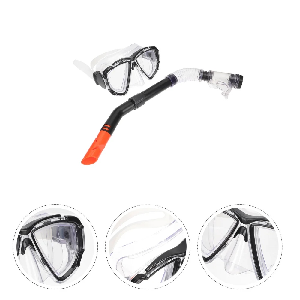 1 Set of Professional Diving Mask Multi-function Snorkeling Gear Convenient Scuba Mask