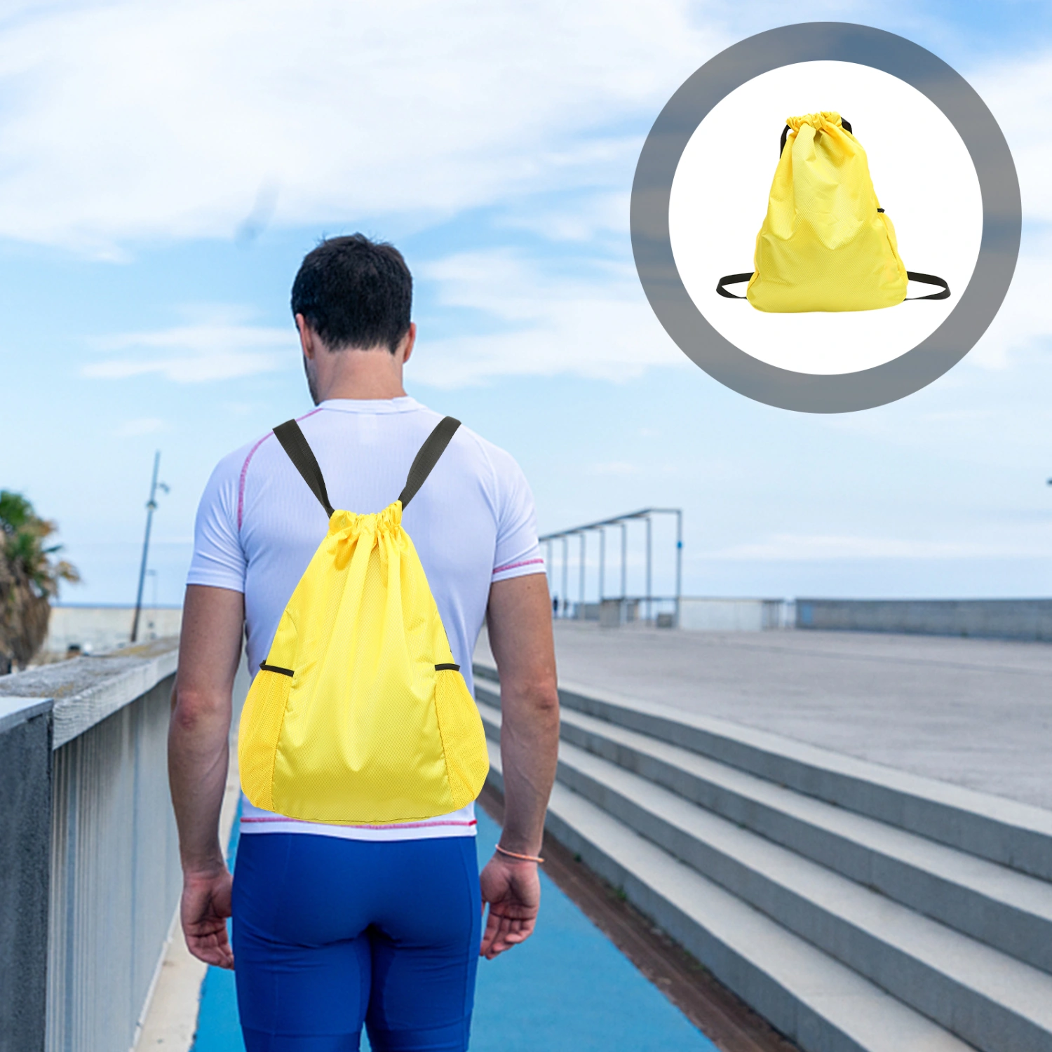 Drawstring Backpack Basketball Backpack Drawstring Sports Backpack Fitness Bag