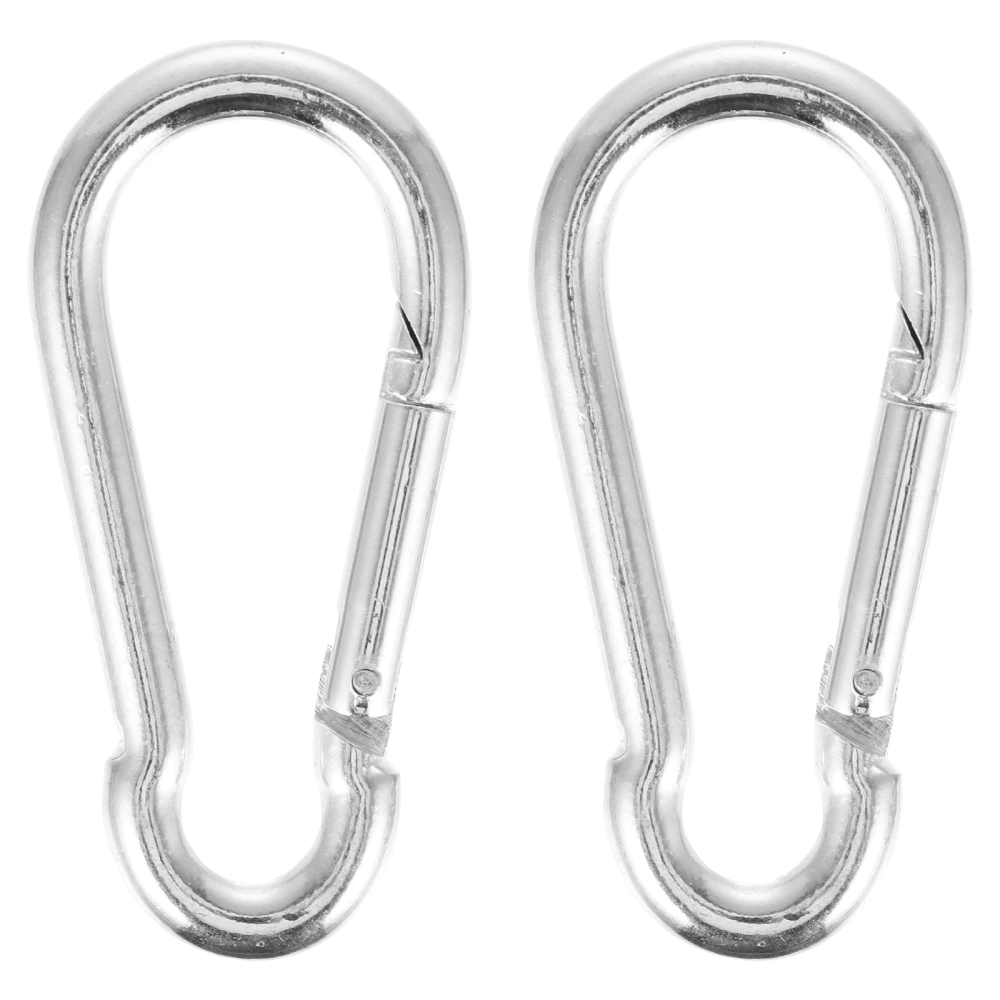 2 Pcs Bearing Carabiner Steel Bearing Buckle Fitness Supplies Connection Buckle