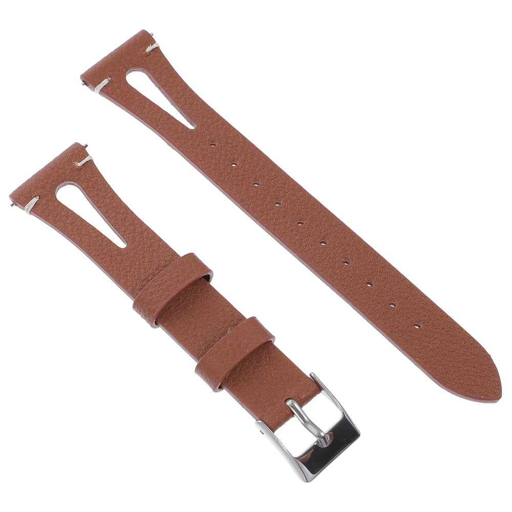 1pc Simple Cowhide Wrist Strap Watch Band Fashion Watch Replaceable Bracelet