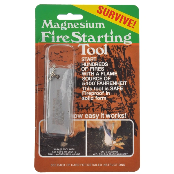 Portable Magnesium Flint Fire Starting Tool