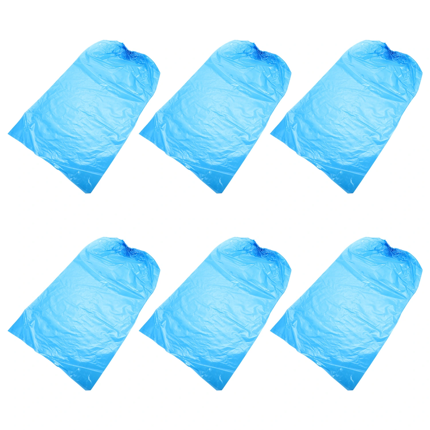 50Pcs Plastic Waterproof Shoe Covers Rainproof Shoe Covers High Tube Overshoes