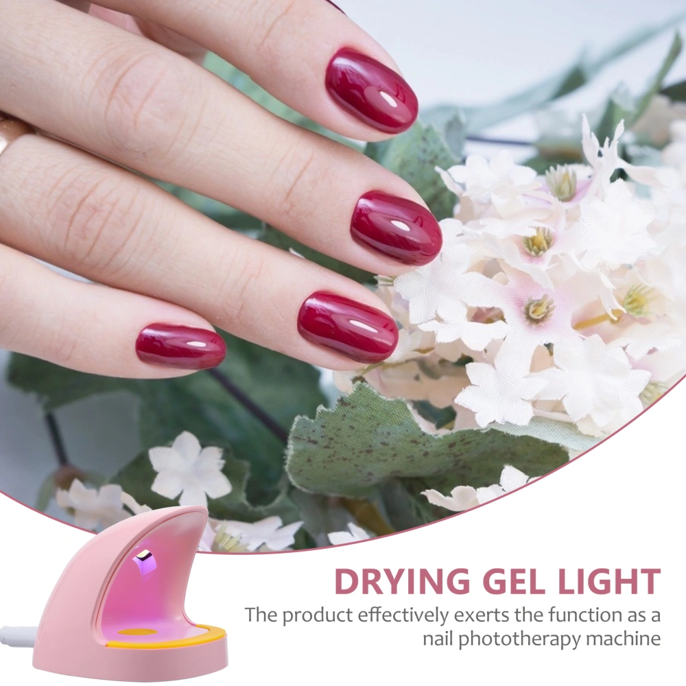 Portable Nail Art Lamp Mini USB Powered Gel Drying Light Desktop Dryer Lamp