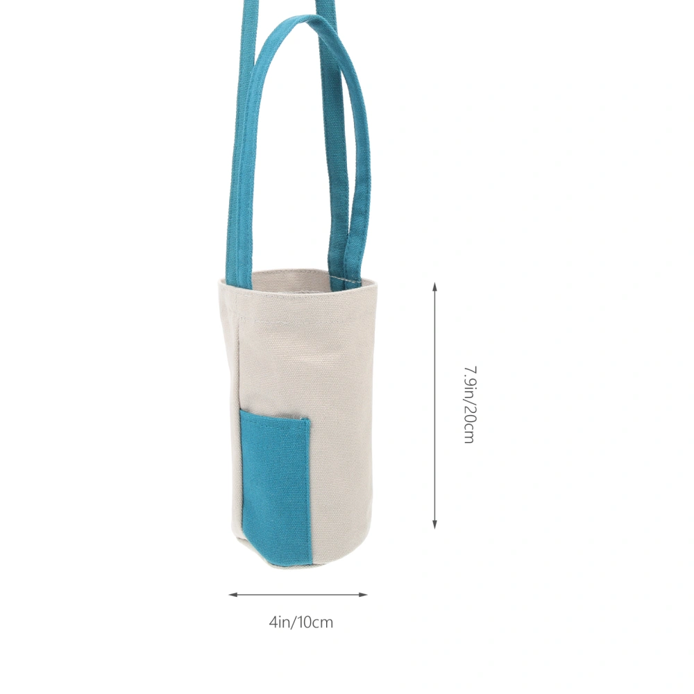 Glass Bottle Sling Bag Water Bottle Carrier Bag Coffee Cup Storage Bag Water Bottle Cloth Bag