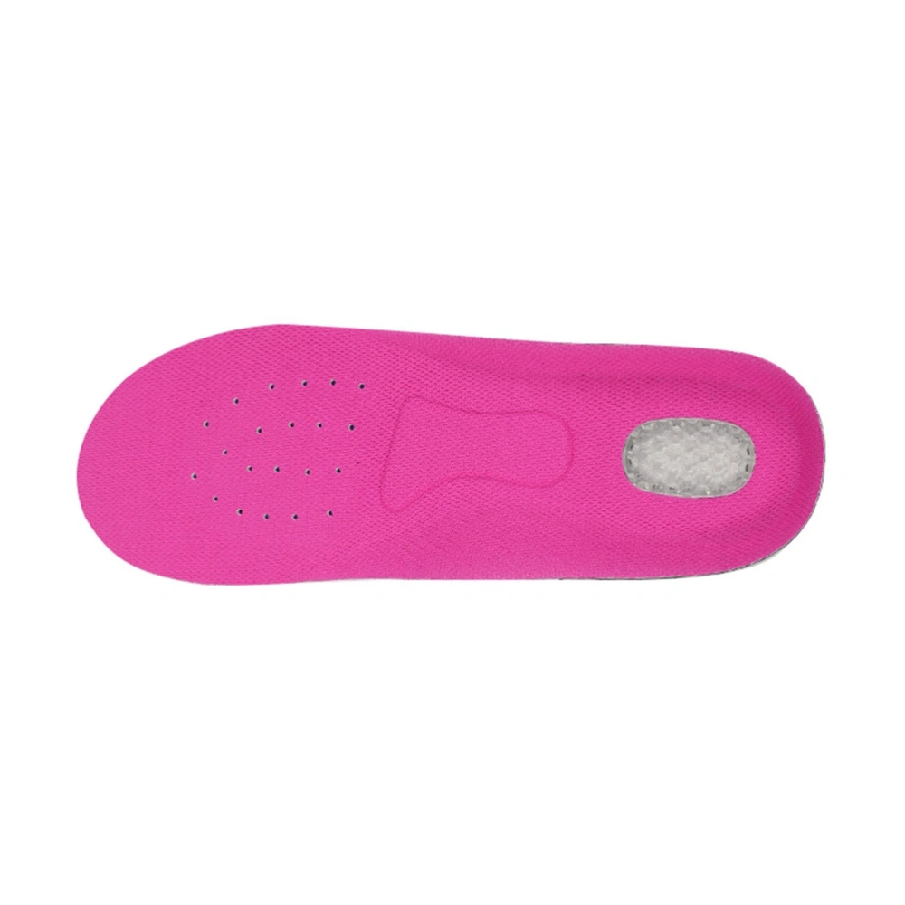 Comfortable Arched Insoles for Cushioning Relieving Foot Pain Insoles Orthopedic Plantar Fasciitis Functional Foot Orthosis (Rosy Size S)