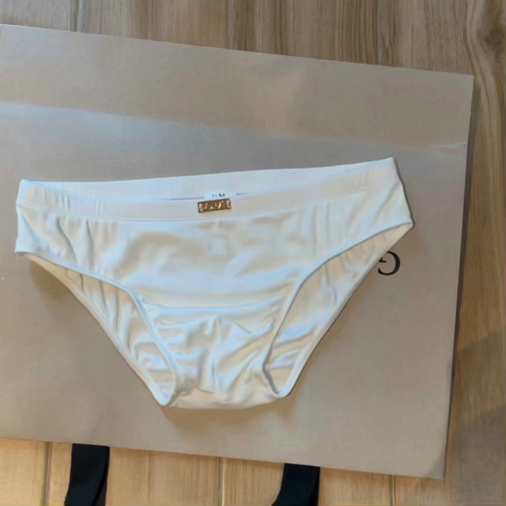 Simple Metal Label Briefs Men's Underwear