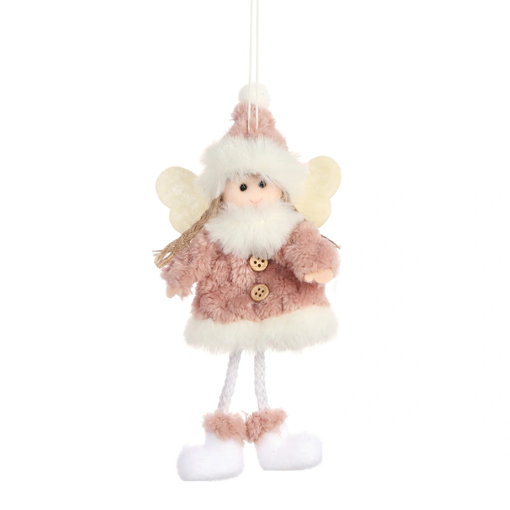 Creative Christmas Tree Mini Hanging Doll Plush Angel Hanging Pendant Christmas Party Xmas Tree Hanging Adornment