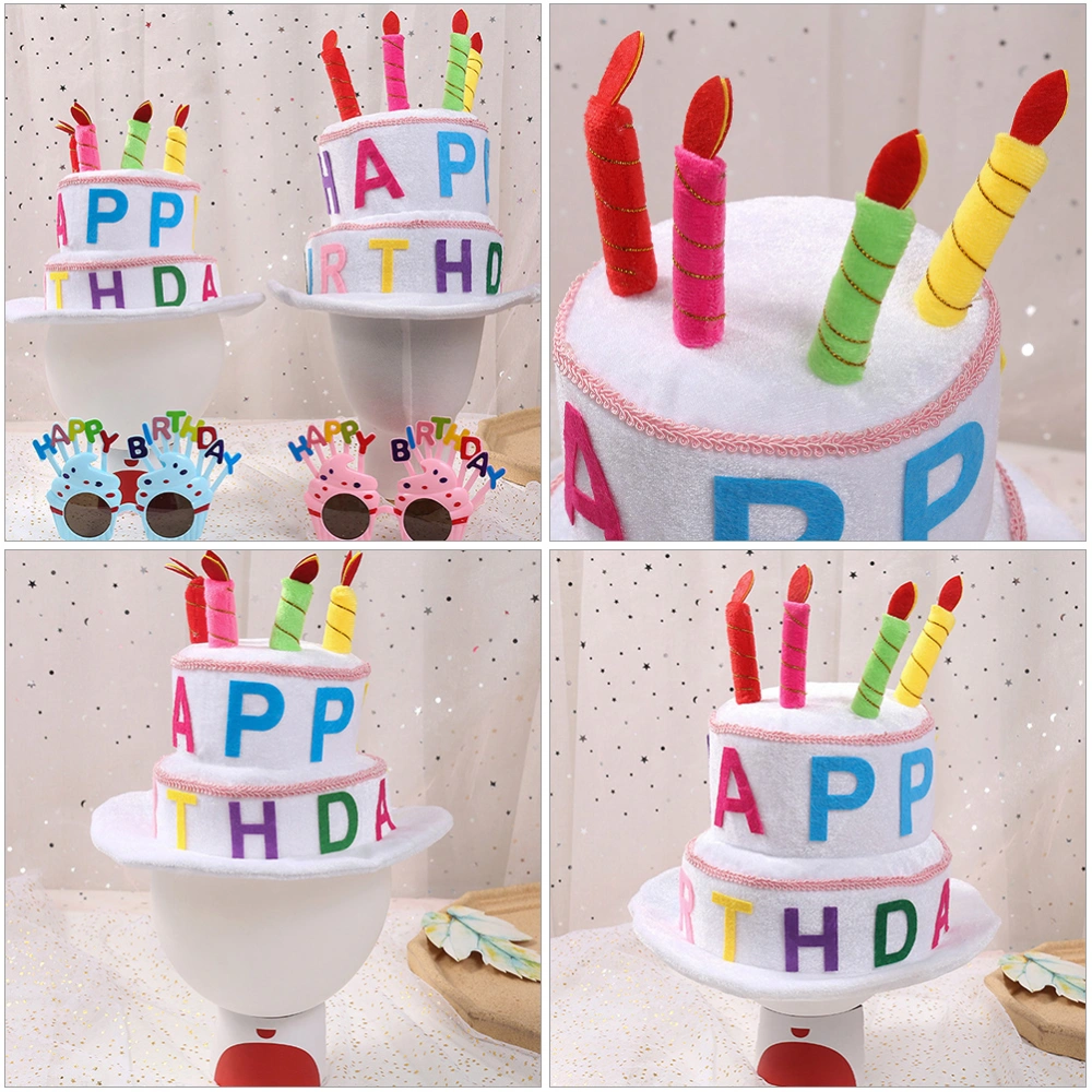 Birthday Cake Shape Hat Children Birthday Hat Kids Birthday Party Decor