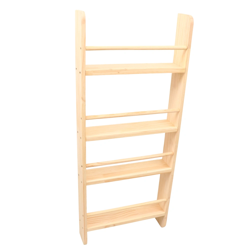 1Pc Wall Shelf Rack 4 Layer Bookshelf Case Kids Display Bookshelf for Children